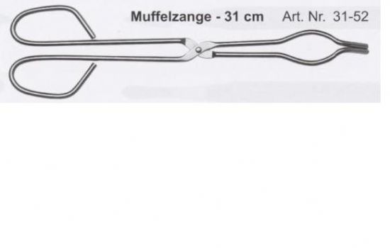 Laborinstrumente-Ofenzangen 31cm -kleště na kyvety