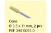 DTG hrub� - ku�el, 3,5 x 11mm, 2ks