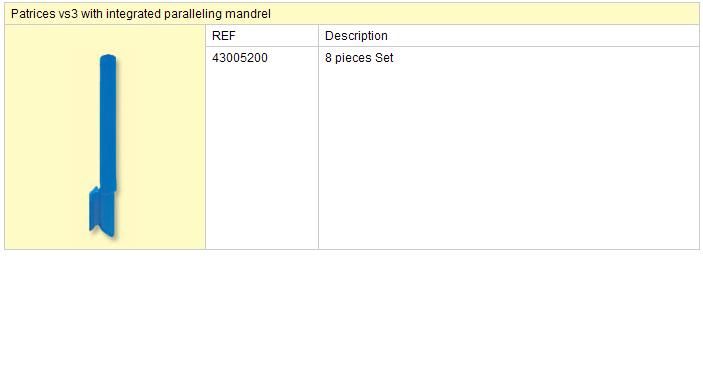 VS3 patrice se zavaděčem 8 ks