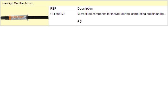 Crea. lign Modifier brown (dentin)