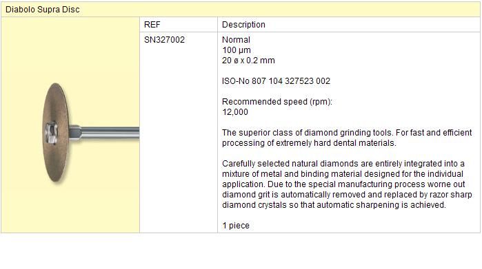 Sintrovaný diamant SN 327 002