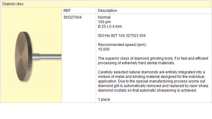 Sintrovaný diamant SN 327 004