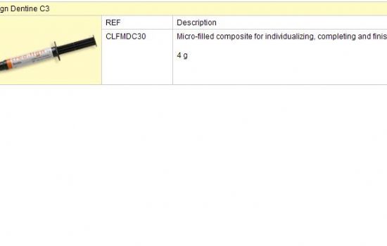 Crea. lign Dentin C3Light-curing composite 4g