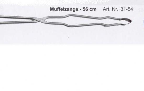 Laborinstrumente-Ofenzangen 56cm -kleště na kyvety lopatkové