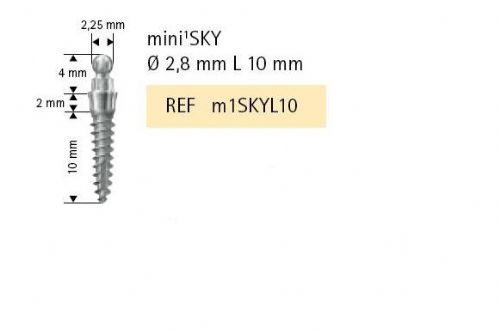 Mini1SKY implantát pr.2,8mm L10mm 1ks