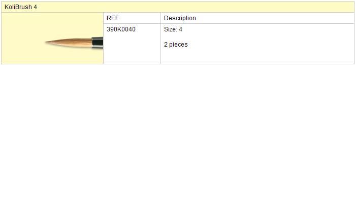 Štětec KoliBrush č.4 2ks