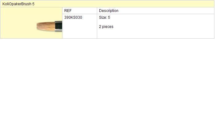 Štětec KoliOpakerBrush č.5  2ks