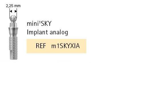 Mini1SKY Implantanalog für mini1SKY einteilig 1ks